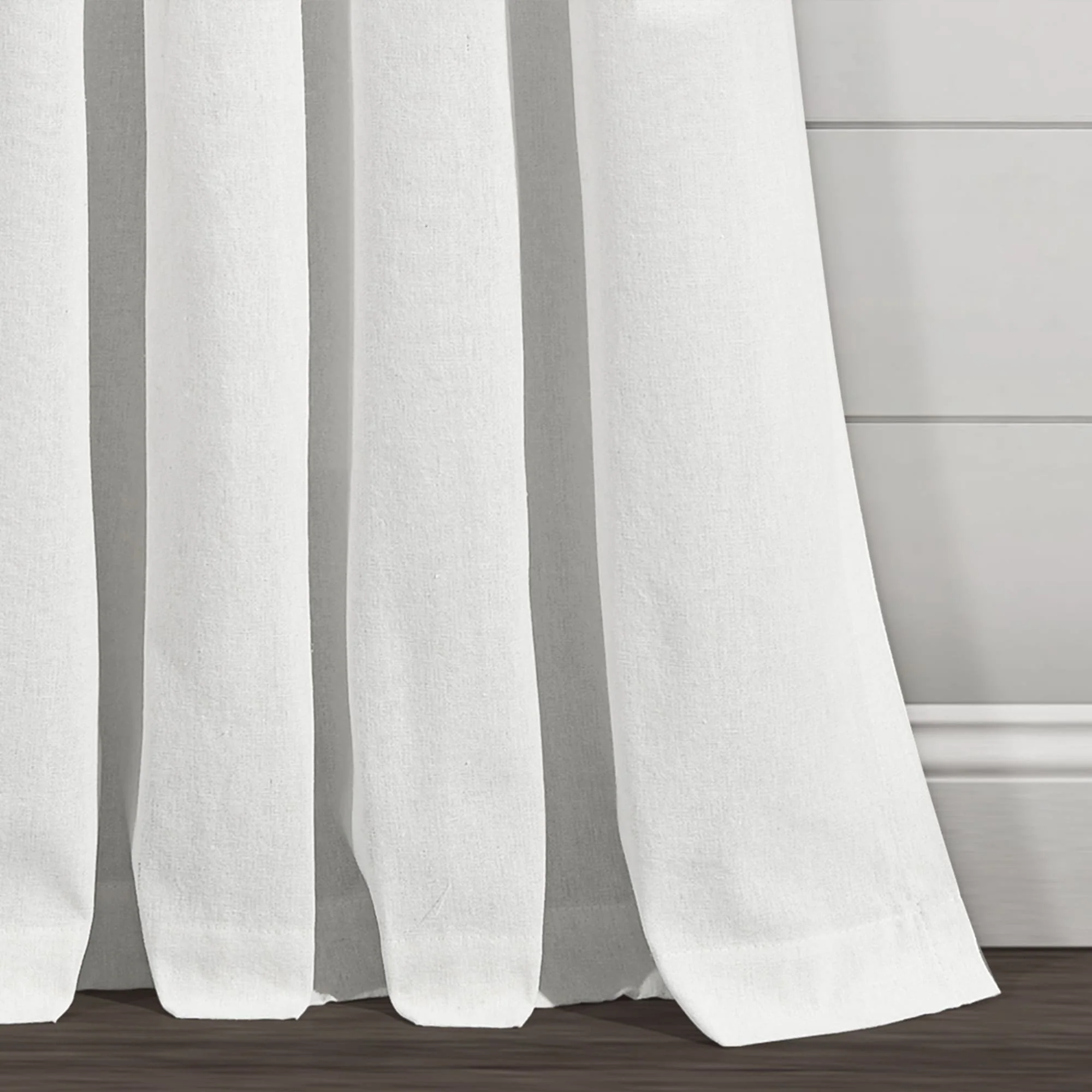Lush Decor Boho Pom Pom Tassel Linen Window Curtain Panel (Single)