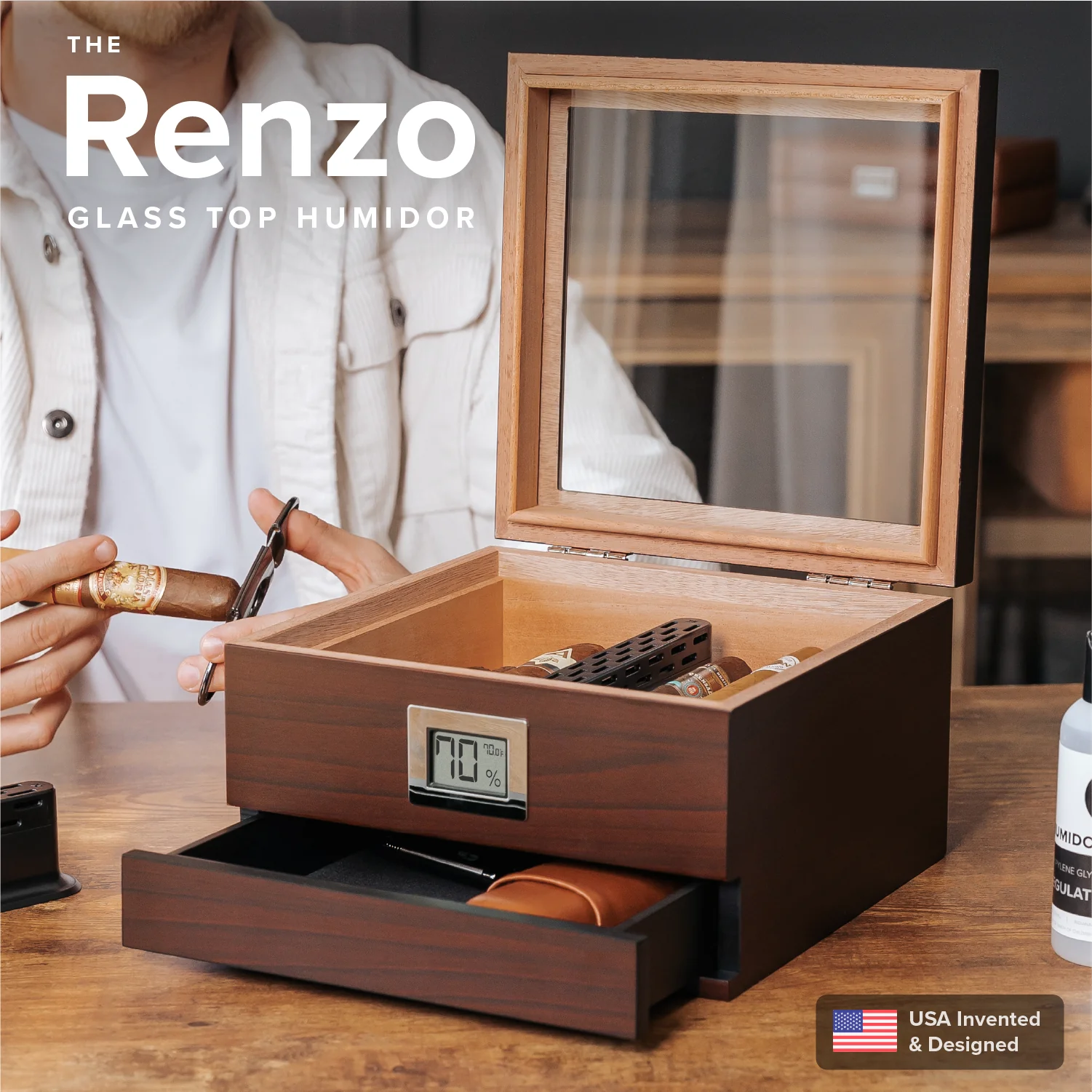 Renzo Humidor – Precision Engineered for Perfect Humidity