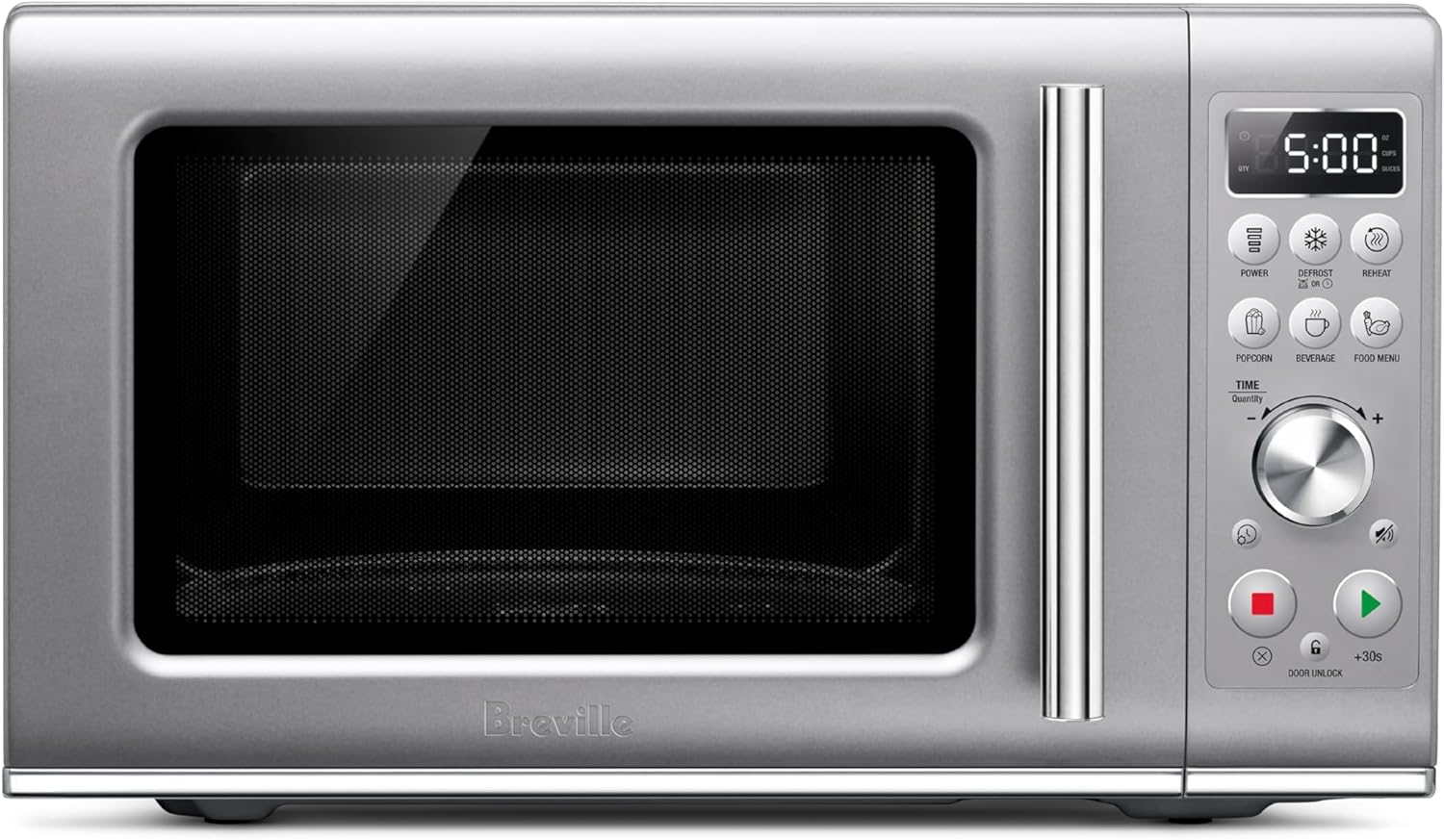 Compact Soft Close Microwave Oven
