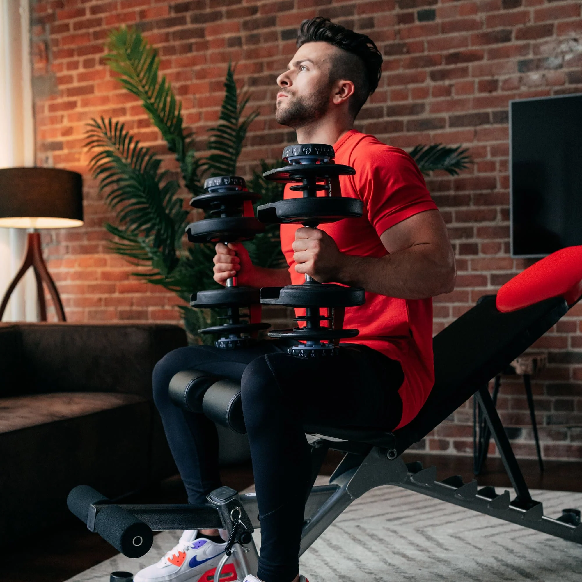 2026 Set Of 2 Adjustable Dumbbells (5 to 52.5 lb)