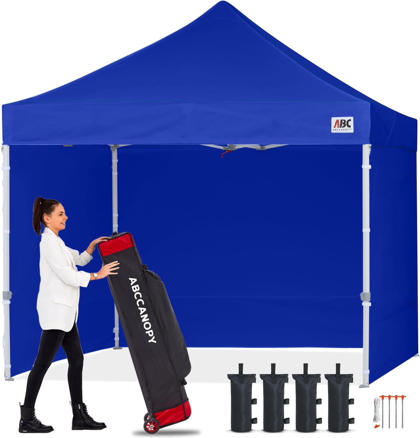 Easy Pop Up Canopy Tent 10×10 with Sidewalls