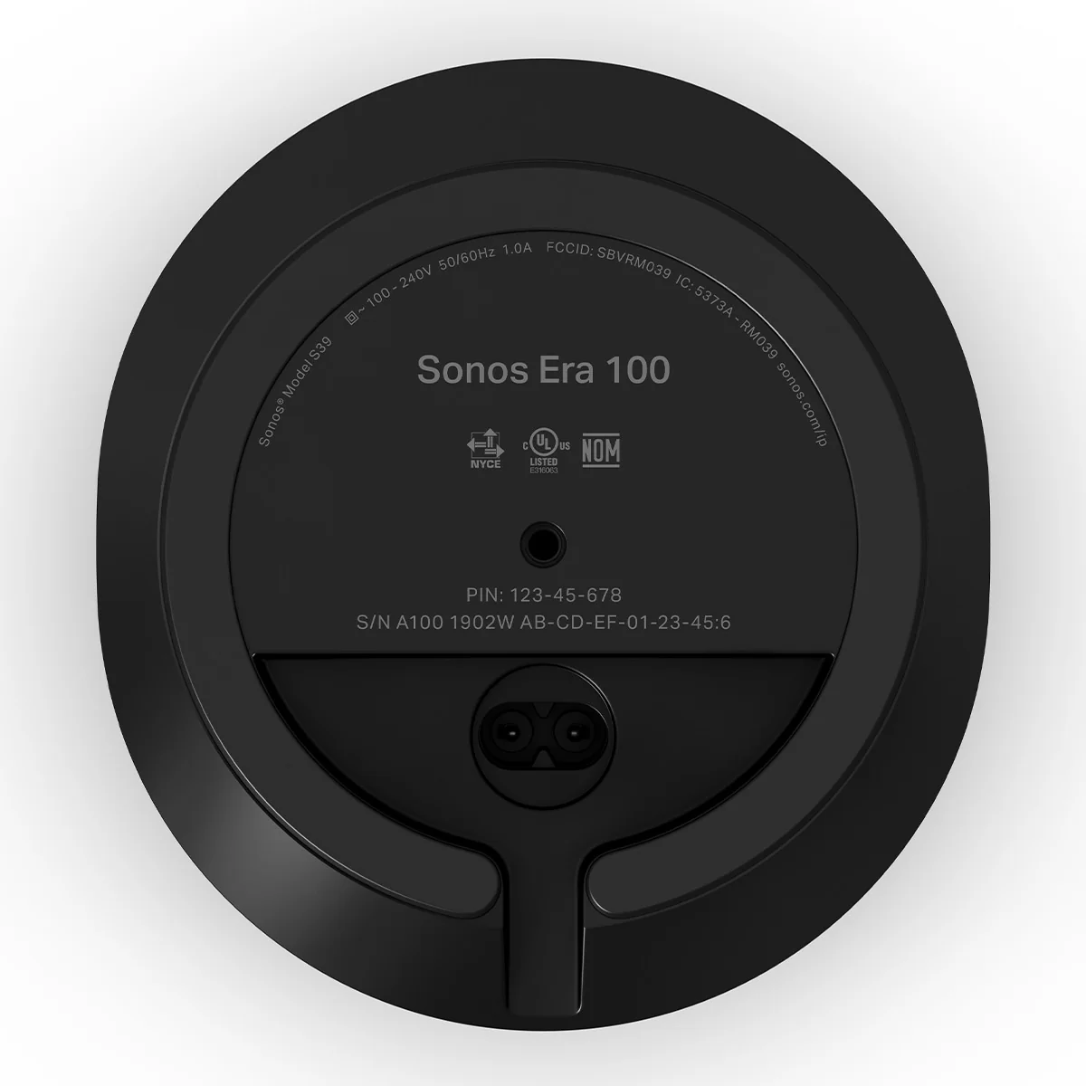 2026 Sonos Era 100 Voice-Controlled Wireless Smart Speakers with Bluetooth, Trueplay Acoustic Tuning Technology, & Amazon Alexa Built-In - Pair (Black)