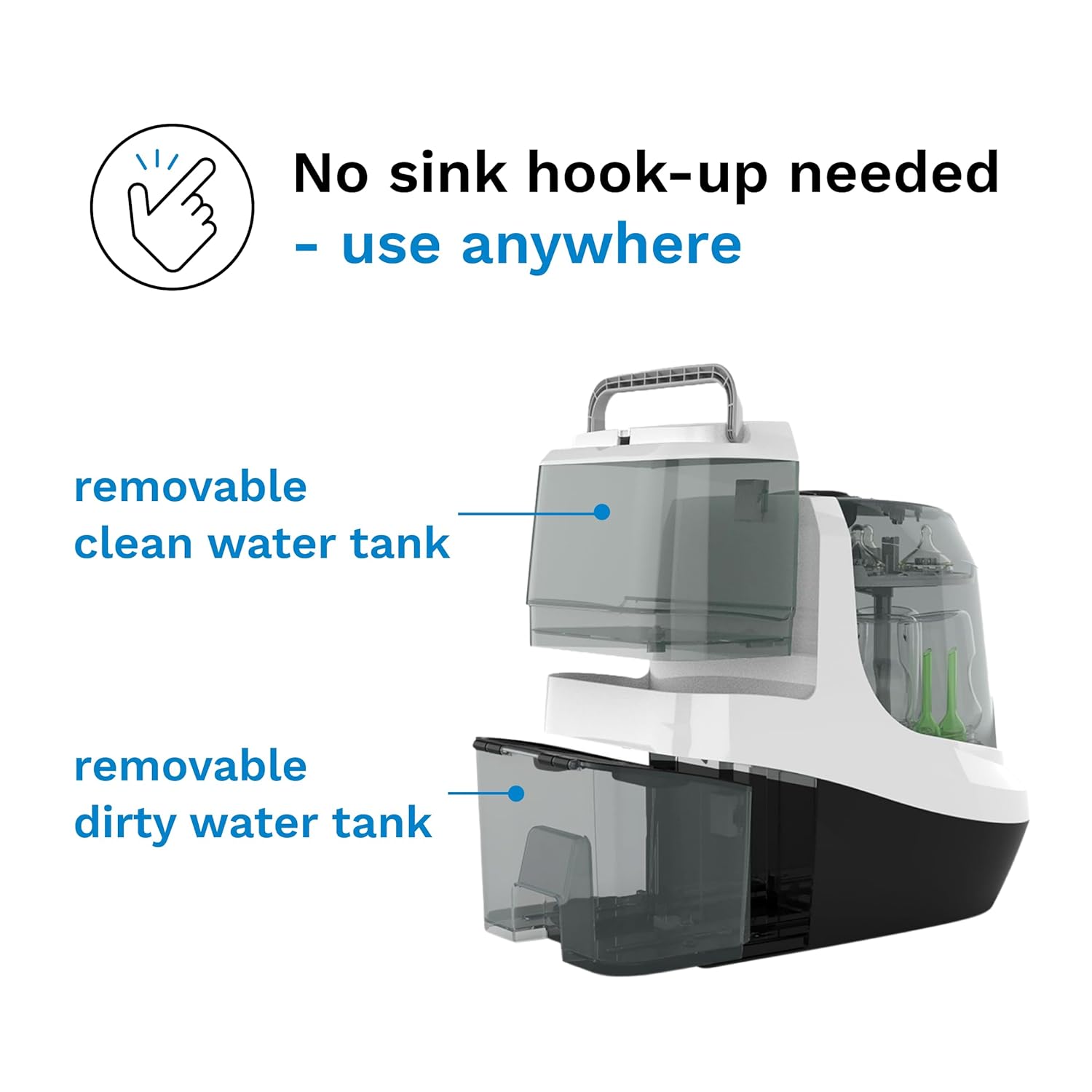 Baby Brezza Bottle Washer Pro – Sterilizer & Dryer