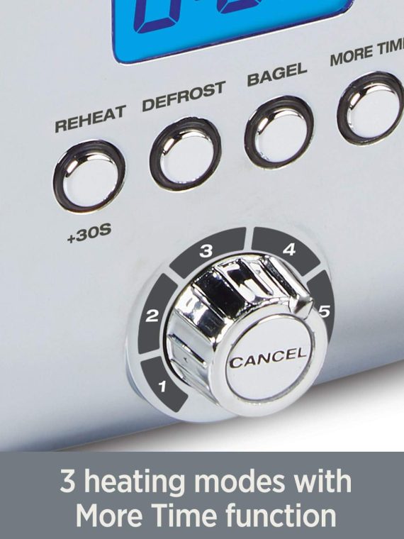 All-Clad 10942223917 Stainless Steel Digital Toaster with Extra Wide Slot, 4-Slice, Silver – 2-Slice