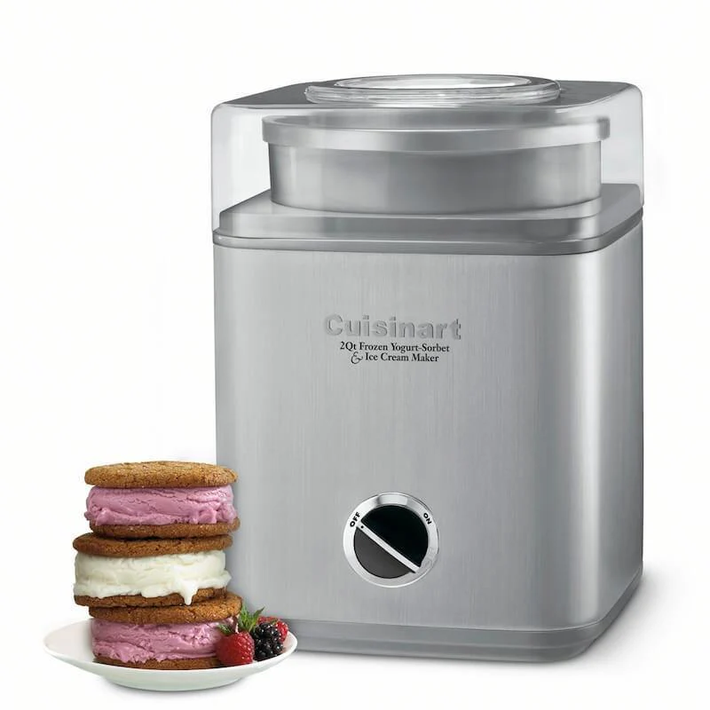 Cuisinart Automatic Frozen 2-Quart Ice Cream Maker – Fast Homemade Ice Cream, Sorbet & Frozen Yogurt