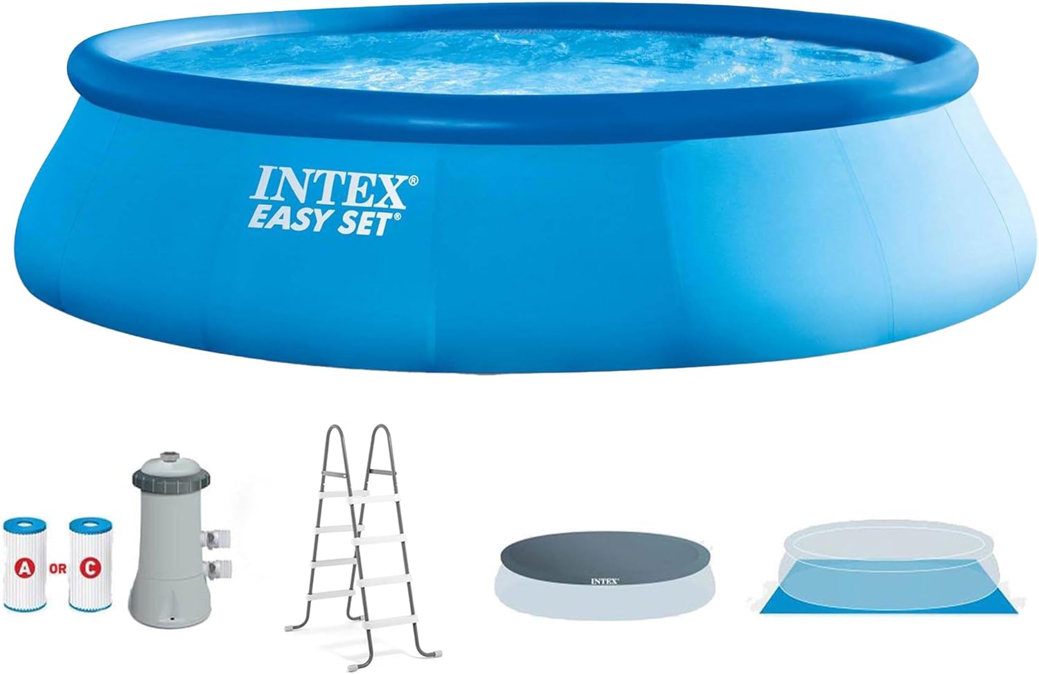 28167Eh Easy Set Inflatable Pool 15ft x 48in