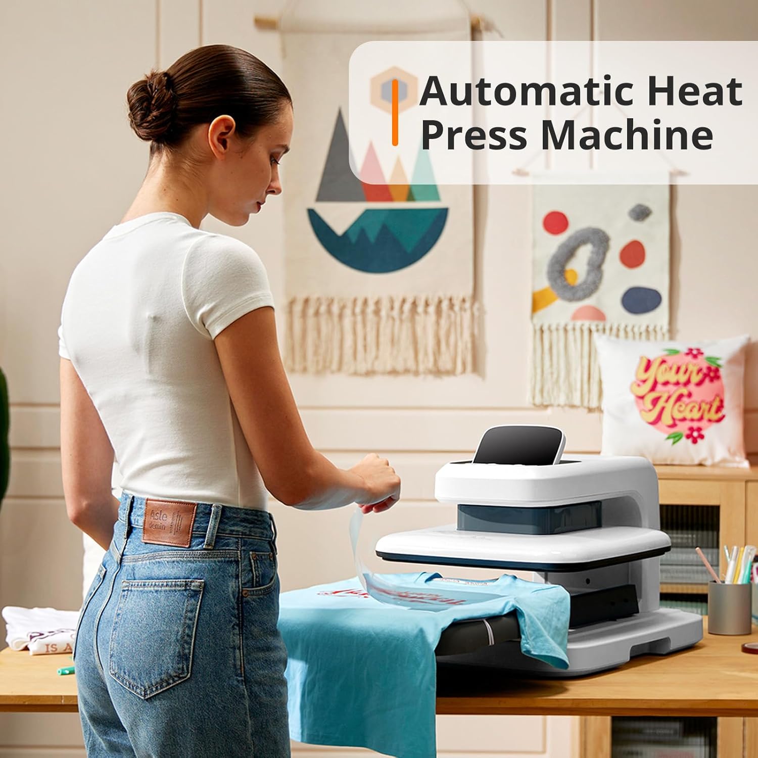Automatic Heat Press 2 – 15×15 Heat Transfer Machine