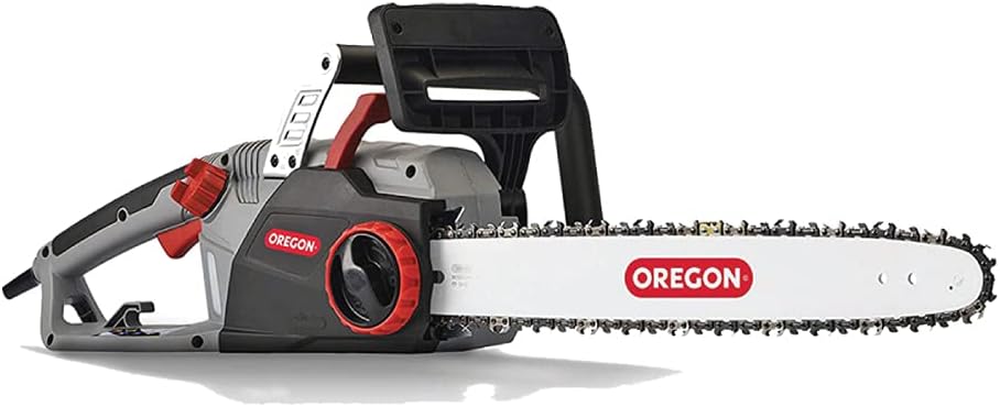 Oregon CS1500 18-inch 15 Amp Self-Sharpening Corded Electric Chainsaw. with Integrated Self-Sharpening System (PowerSharp). 2-Year Warranty. 120V. Grey. Black