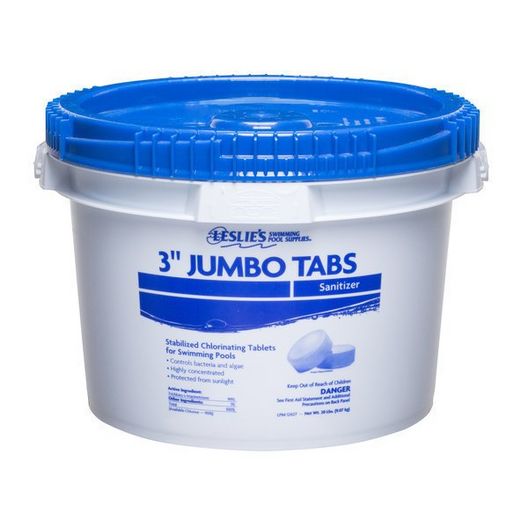 2026 Leslie’s – 3 in. Jumbo Chlorine Pool Tabs – 20 lbs. Bucket