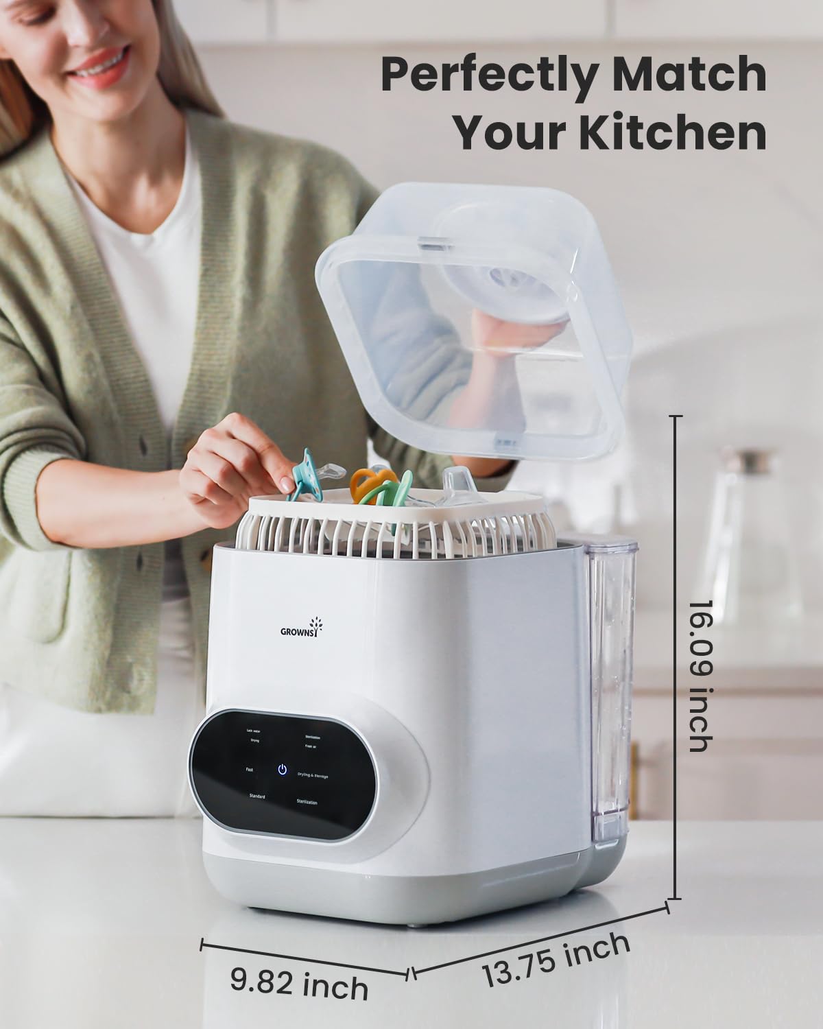 Grownsy Easeclean Bottle Washer Pro – All-in-One