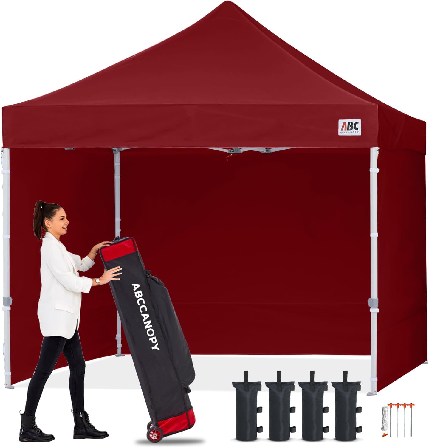 Easy Pop Up Canopy Tent 10×10 with Sidewalls