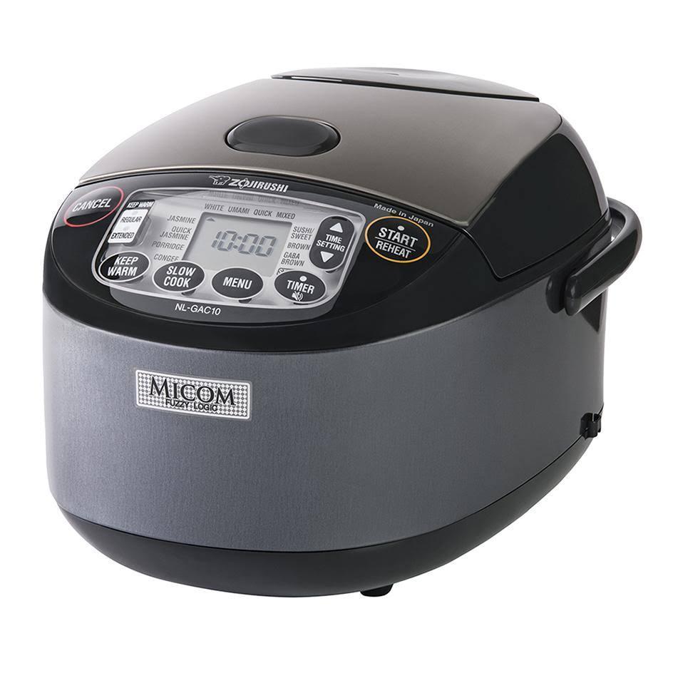 2026 5.5 Cup Umami Micom Rice Cooker & Warmer �� Metallic Black
