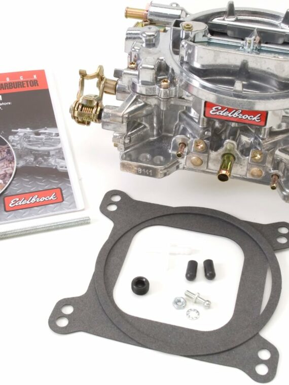 Edelbrock 1407 Performer 750 CFM Square Bore 4-Barrel Air Valve Secondary Manual Choke New Carburetor