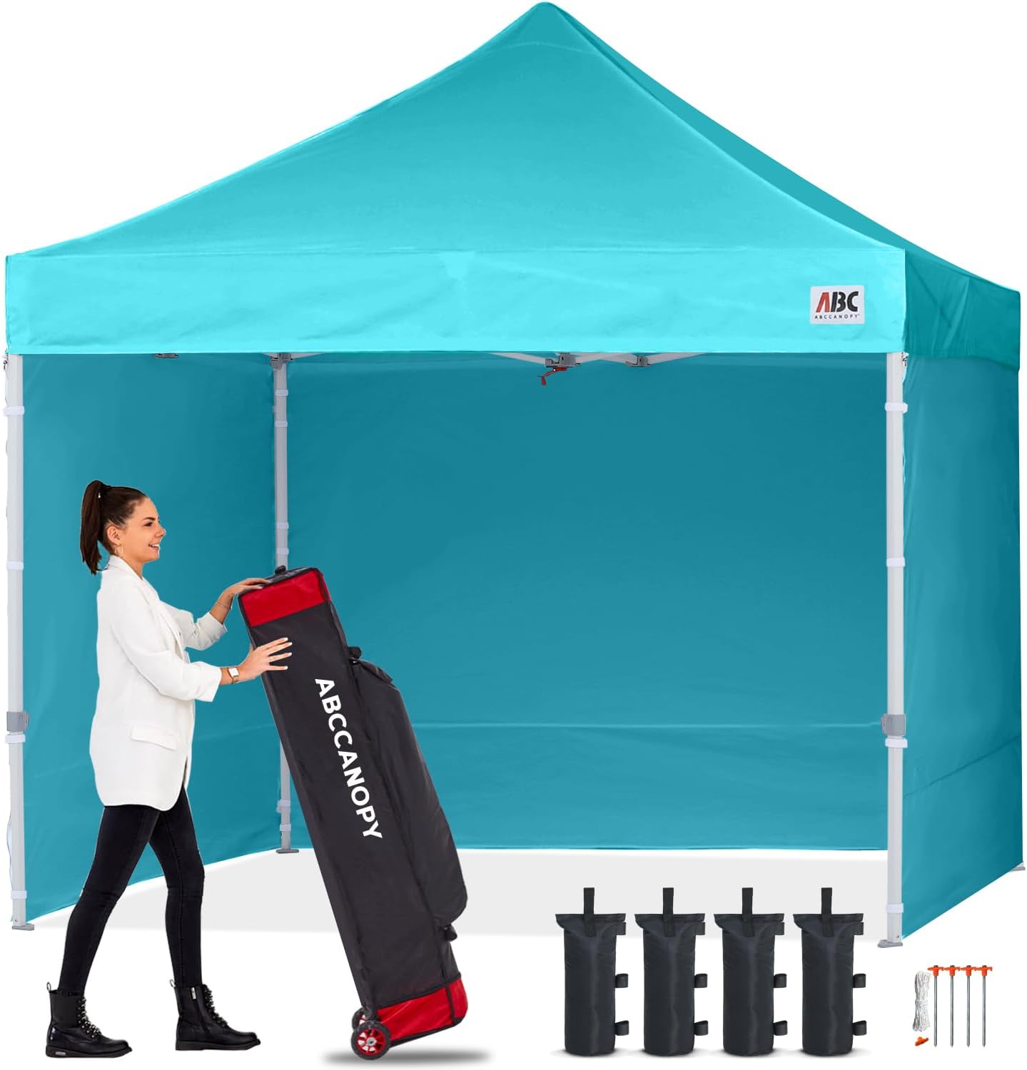 Easy Pop Up Canopy Tent 10×10 with Sidewalls