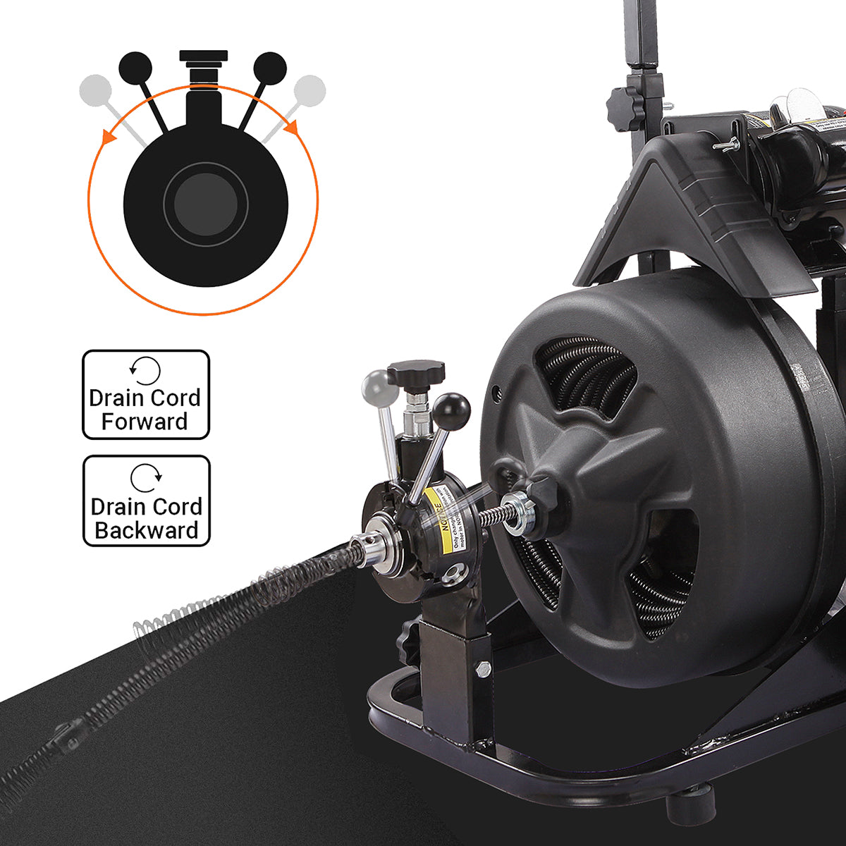 2026 XtremepowerUS 45078 45078 Drain Snake Commercial w/Attachments 100' Electric Sewer