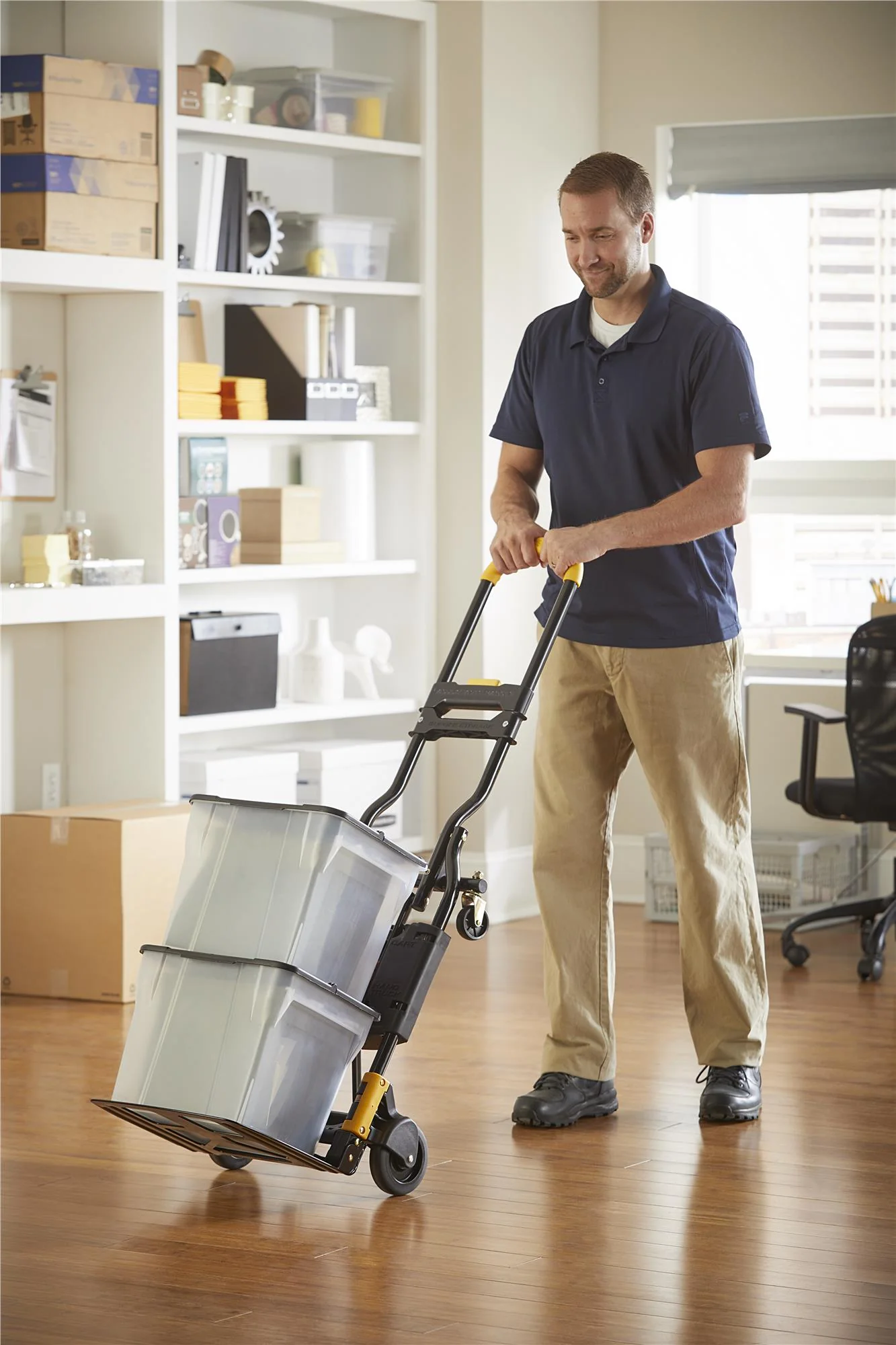 2-in-1 Folding Hand Truck with Extendable Handle