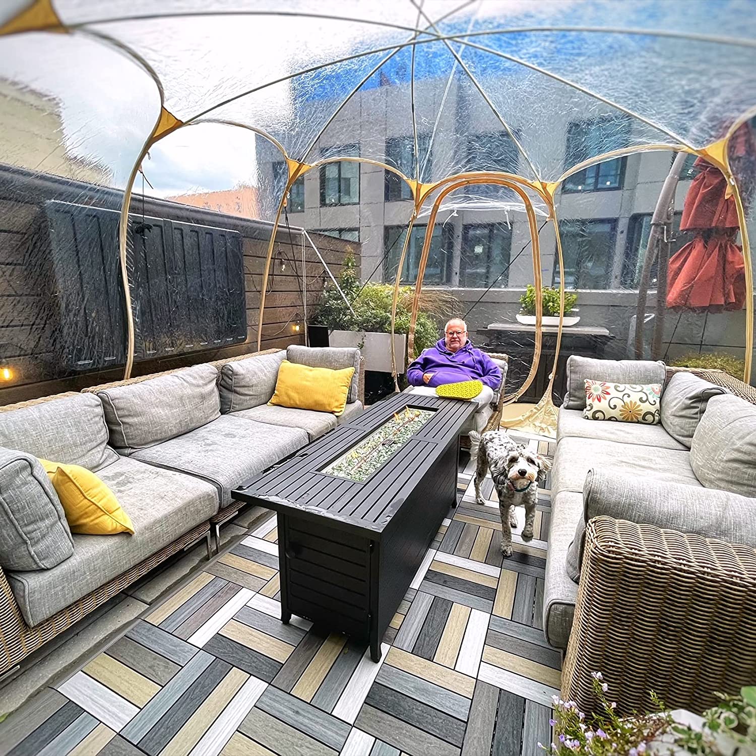 2026 Bubble Tent Pop Up Gazebo, 8-10 Person Igloo Dome Garden Patio Canopy Shelter