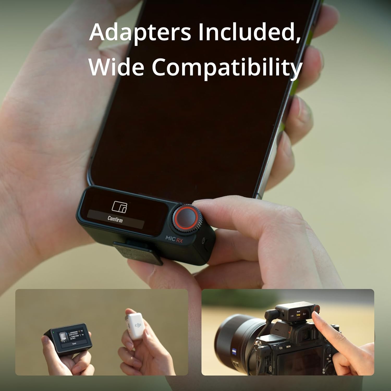 2 Wireless Lavalier Microphone with Charging Case