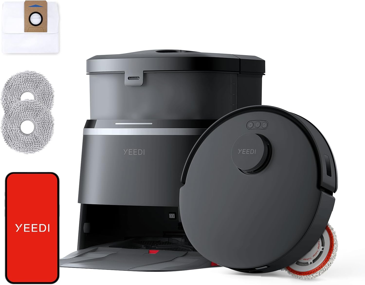 M12 Pro+ Robot Vacuum & Mop – 11000Pa Suction