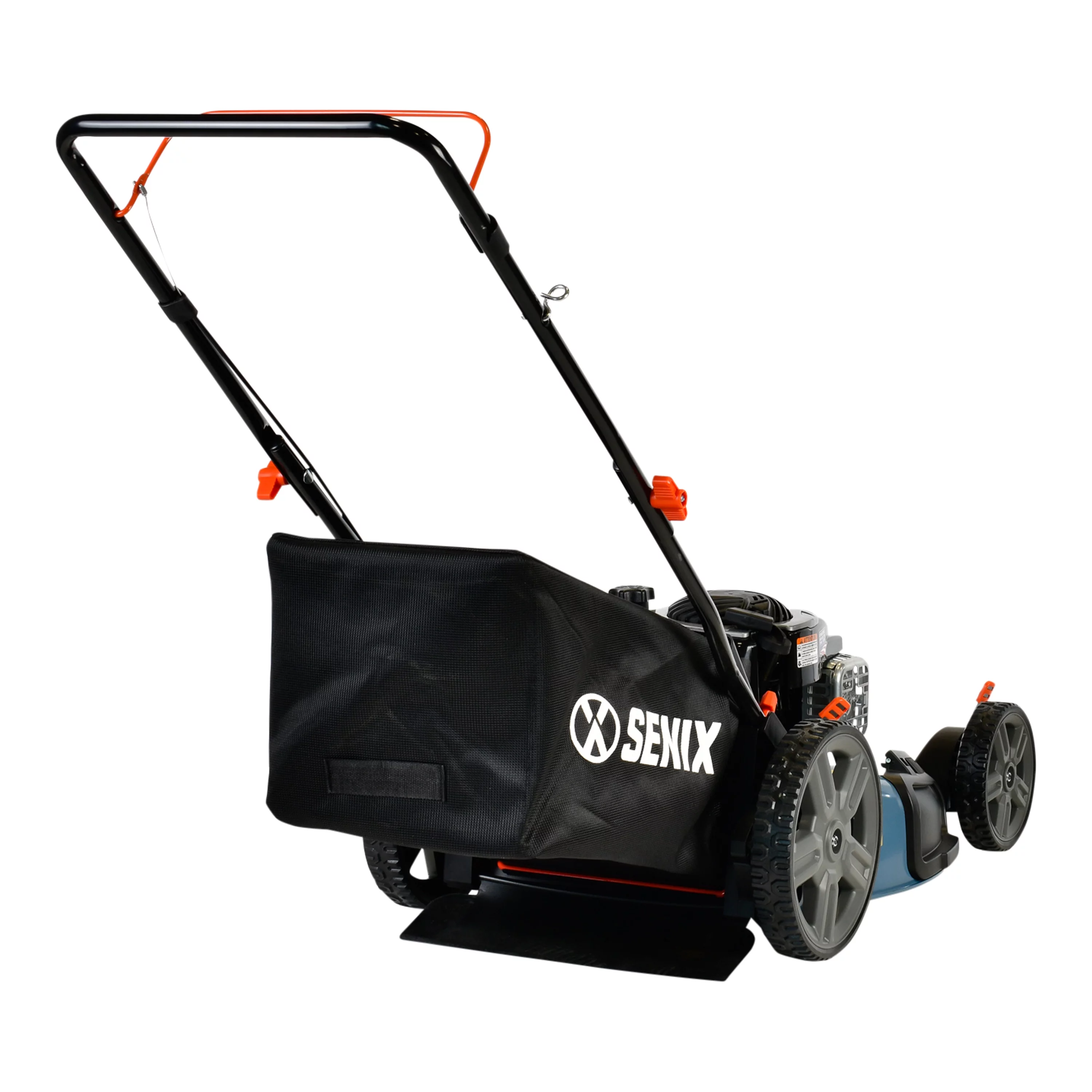 2026 SENIX 21-Inch Push Lawnmower, 140 cc 4-Cycle Briggs & Stratton Engine, 3-in-1 Mower, Prime & Pull, 6-Position Height Adjustment with 11-Inch Rear Wheels, LSPG-M7