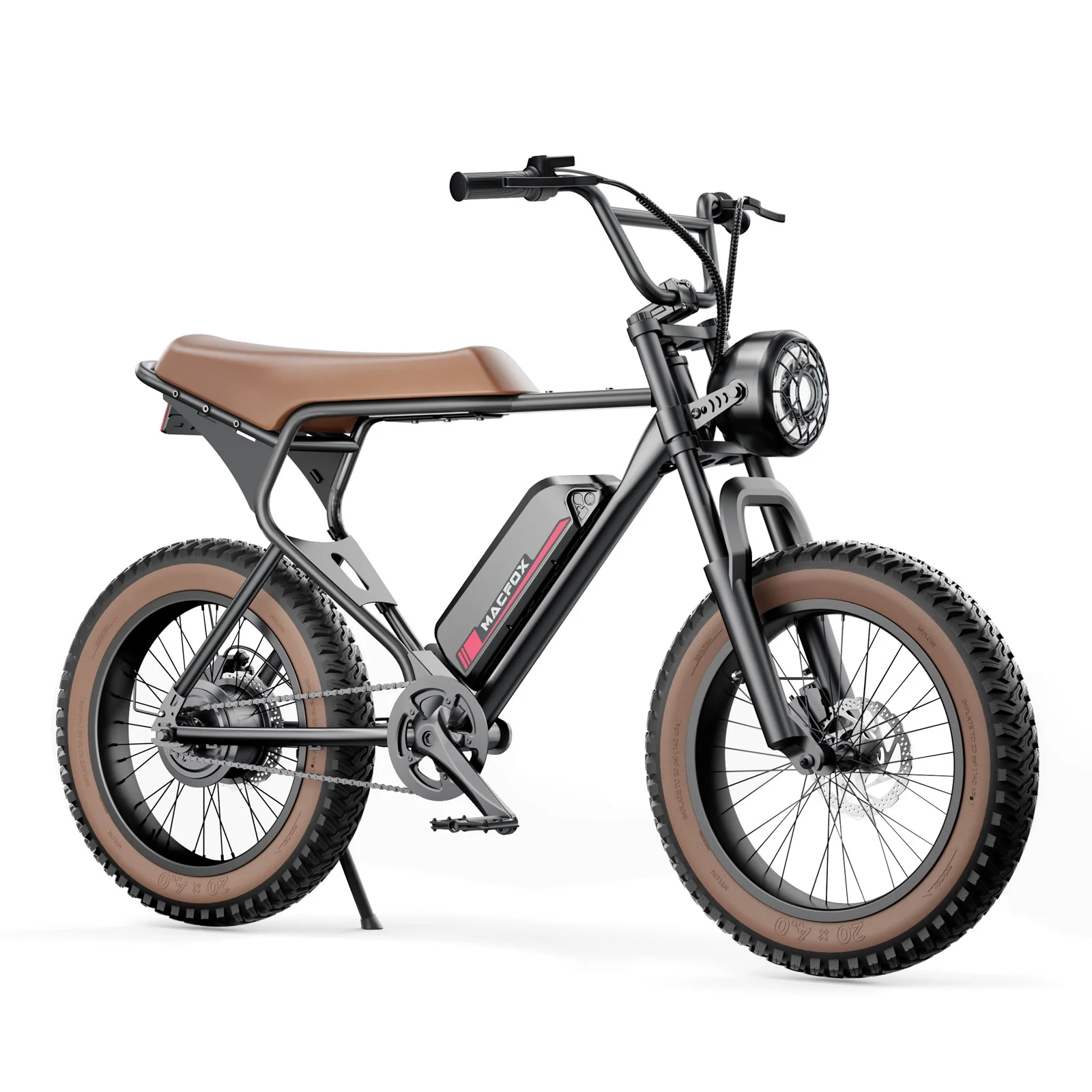 2026 MACFOX Electric Bike, Ebike 500W/48V/10.4Ah, 20