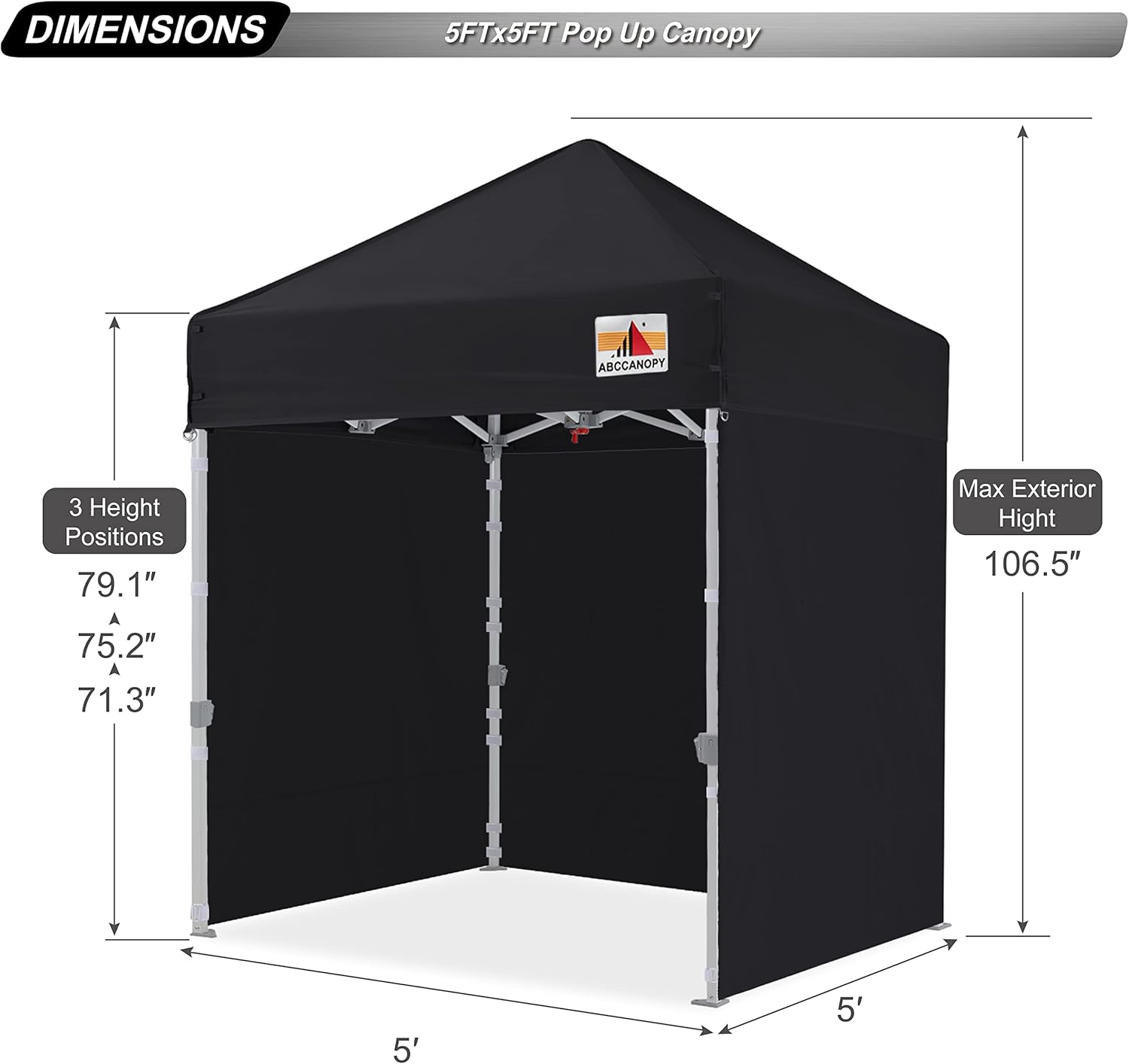 Easy Pop Up Canopy Tent 10×10 with Sidewalls