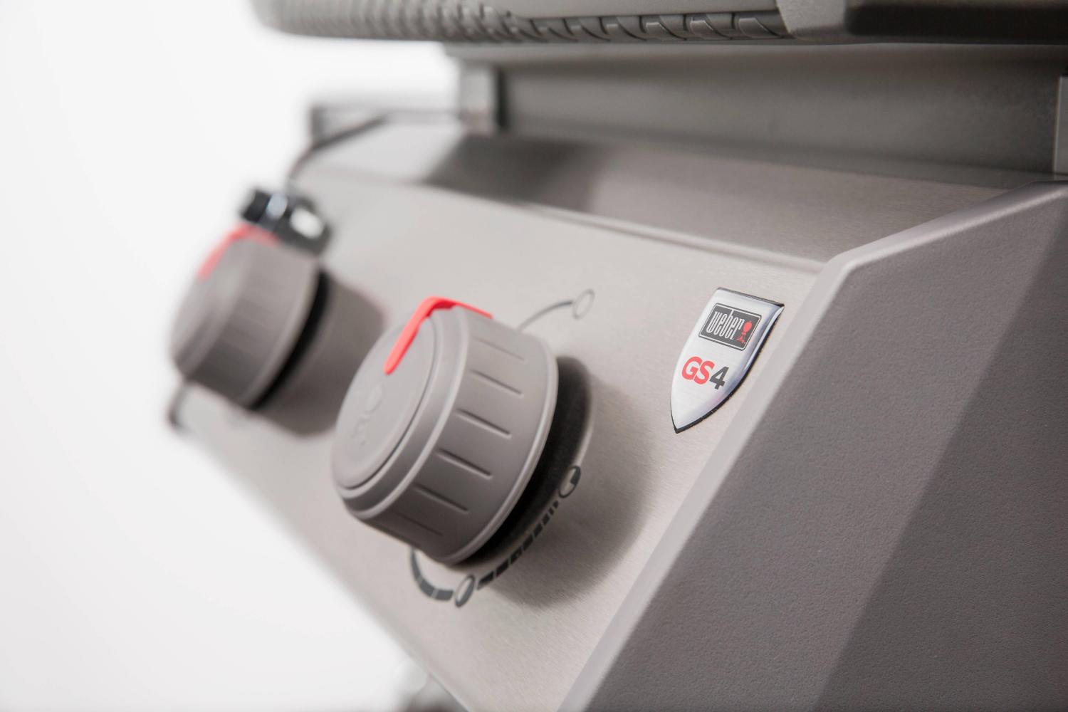 2026 E-210 Propane Gas Grill, Ivory – 450 sq. in. Cooking Area, GS4 System, Stainless Steel Burners, Porcelain-enameled Grates