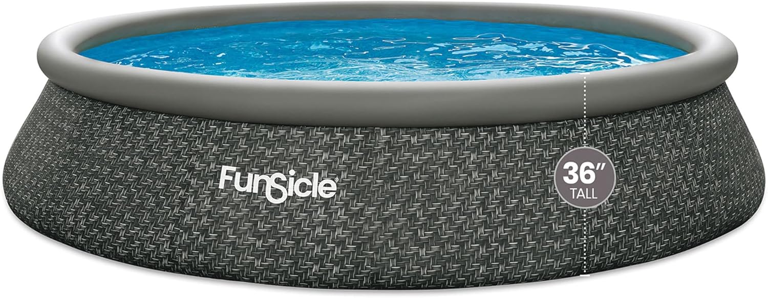 12ft x 36in Quickset Inflatable Ring Pool Set