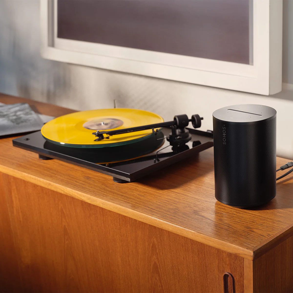 2026 Sonos Era 100 Voice-Controlled Wireless Smart Speakers with Bluetooth, Trueplay Acoustic Tuning Technology, & Amazon Alexa Built-In - Pair (Black)