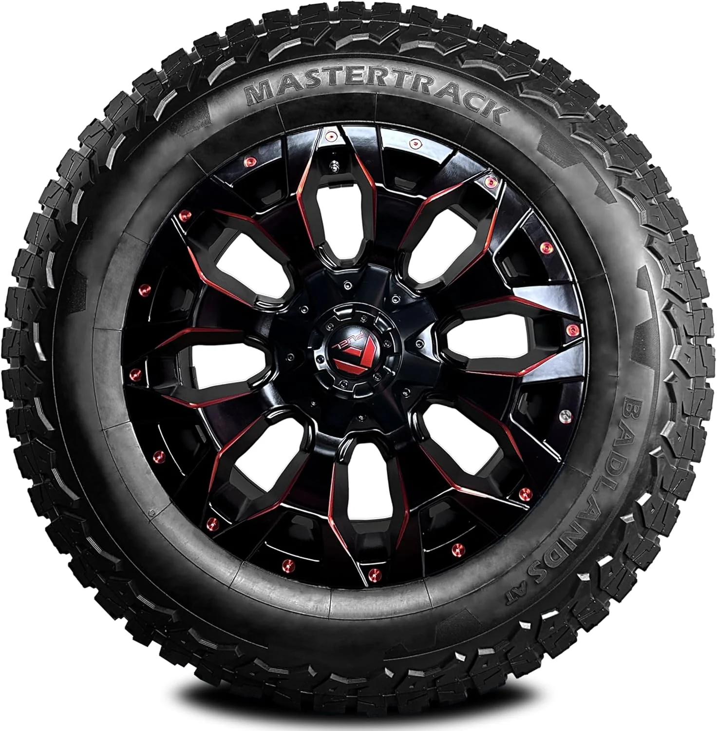 Set of 4 (FOUR) Mastertrack BADLANDS AT All Terrain LT265/70R17 10 Ply E 123S SUV Light Truck Tire - 265/70/17(Tire Only)