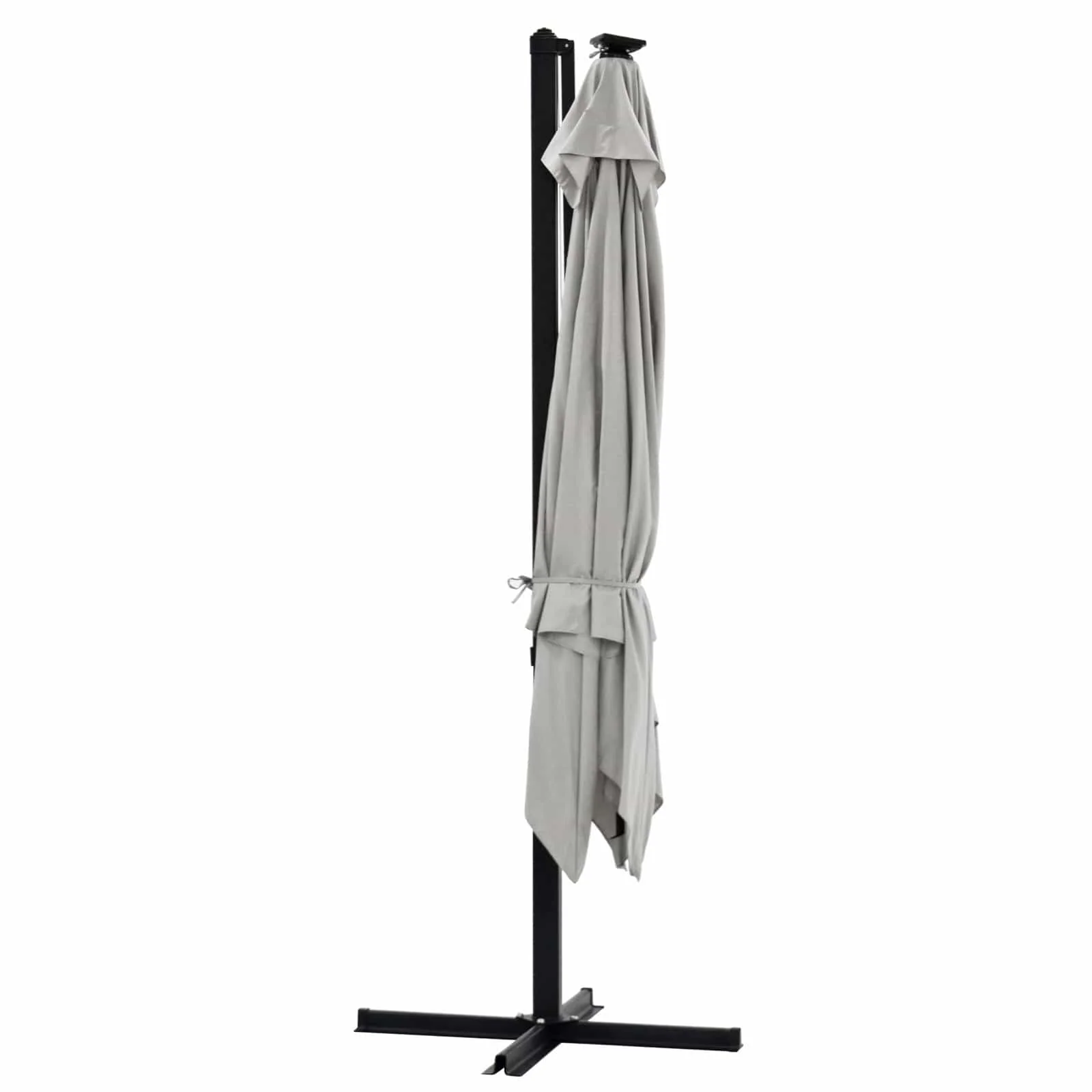 2026 Azuma 3m Square Parasol Solar LED Lights Offset Garden Canopy