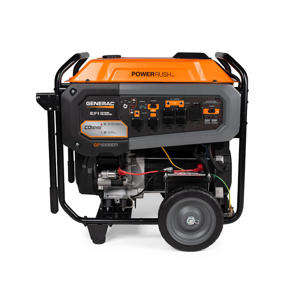 2026 Generac GP15500E 15000 Watt Gasoline Portable Generator w/ Idle Control