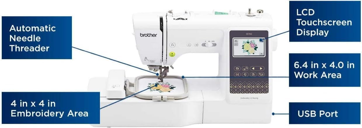 Se700 Sewing and Embroidery Machine - 135 Designs