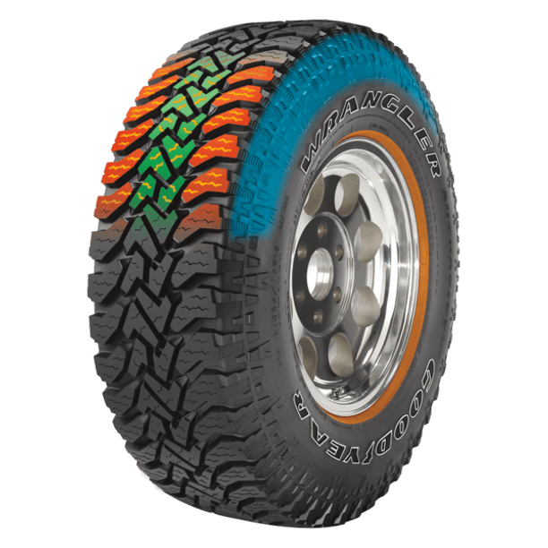 2026 Wrangler Authority A/T LT265/70R17 121Q All-Terrain Tire