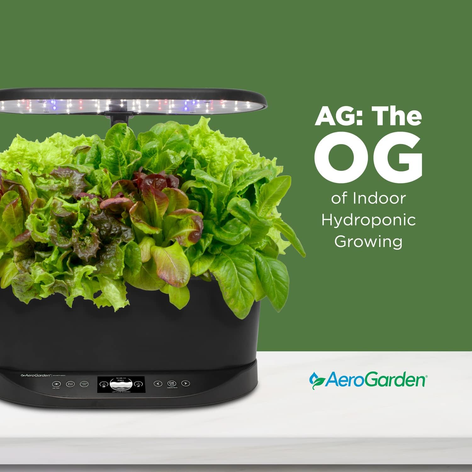 AeroGarden Bounty Basic - Indoor Garden with LED Grow Light