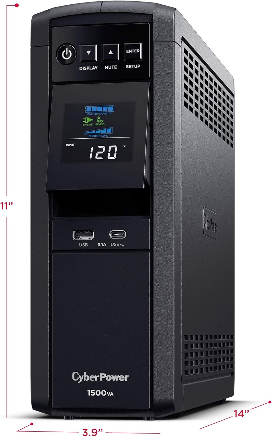 CP1500PFCLCD 1500VA Sinewave UPS System