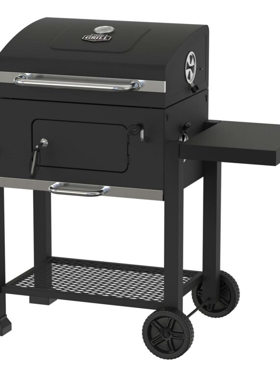 Expert Grill Heavy Duty 24-inch Charcoal Grill, Black