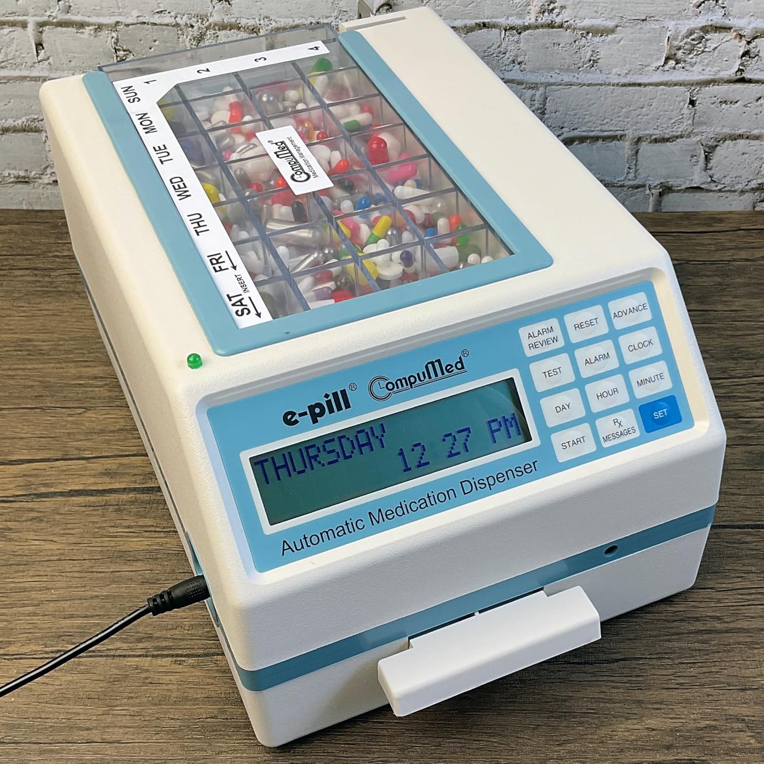 2026 CompuMed - Tamper Resistant Automatic Pill Dispenser - AC Powered
