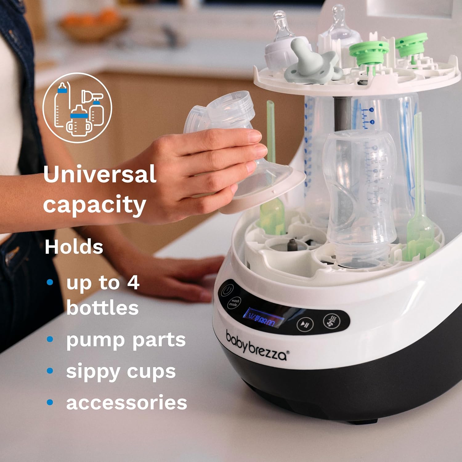 Baby Brezza Bottle Washer Pro – Sterilizer & Dryer