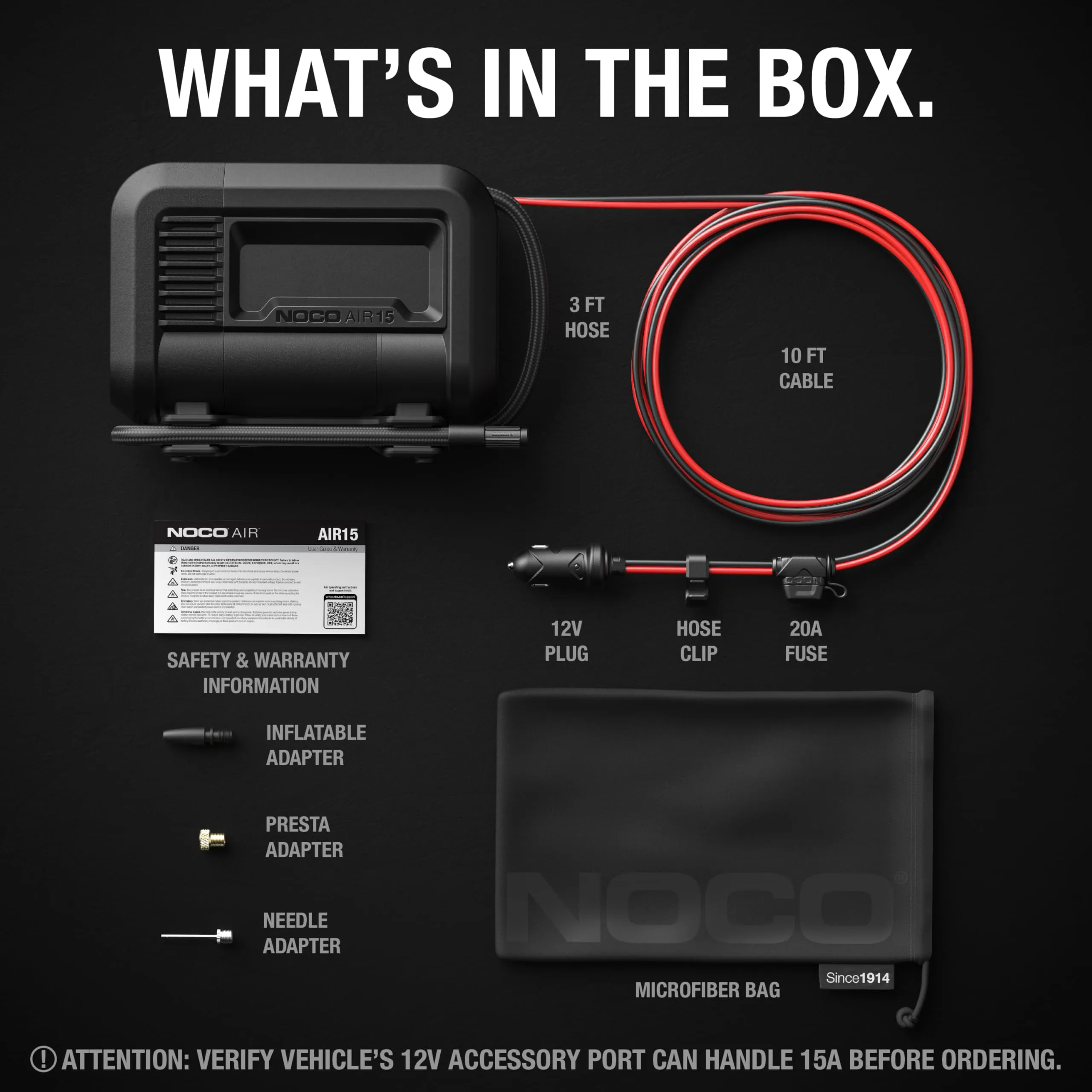 2026 UltraFast 15A Tire Inflator, 12V Portable Air Compressor Pump, Rated at 80 PSI, Inflates Tires from 0-40 PSI in 2.9 Minutes with a Digital Gauge, Smart Pressure and Auto-Shutoff