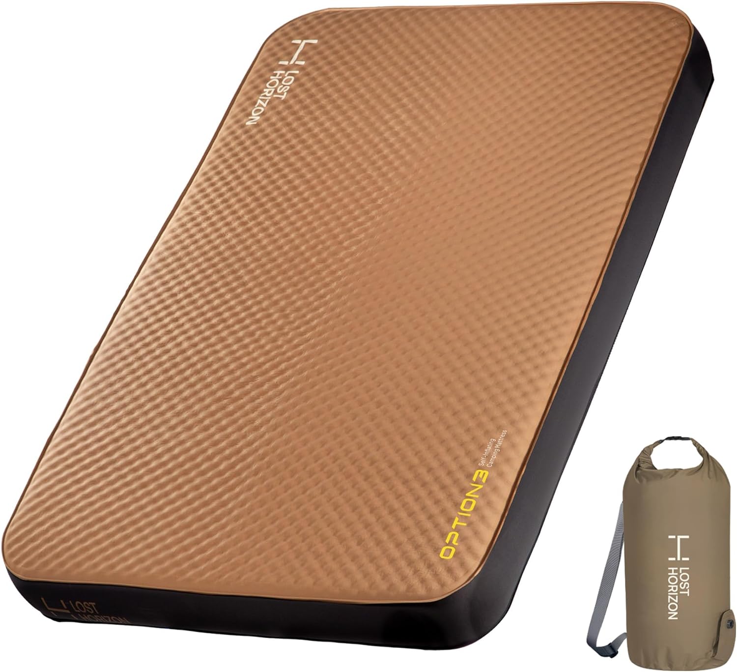 Air & Foam Camping Mattress, 4.5′′ Self-Inflating Pad