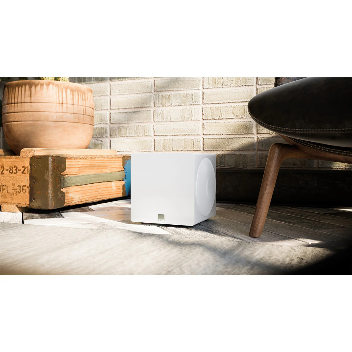 2026 SVS 3000 Micro Sealed Subwoofers with Fully Active Dual 8-inch Drivers - Pair (Pinano Gloss White)