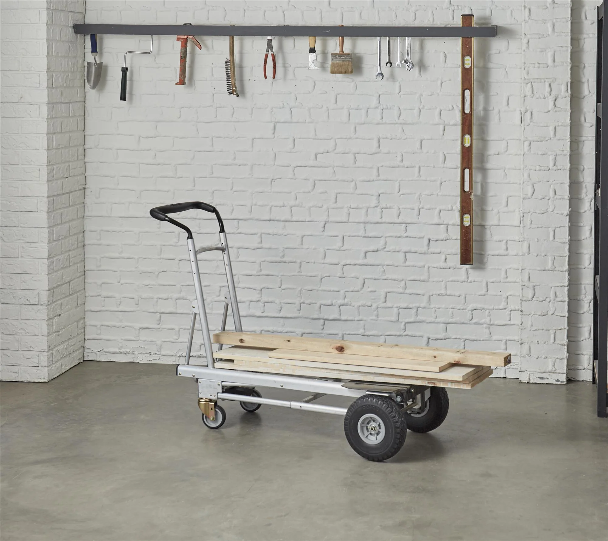 4-in-1 Folding Series Hand Truck with Flat-Free Wheels