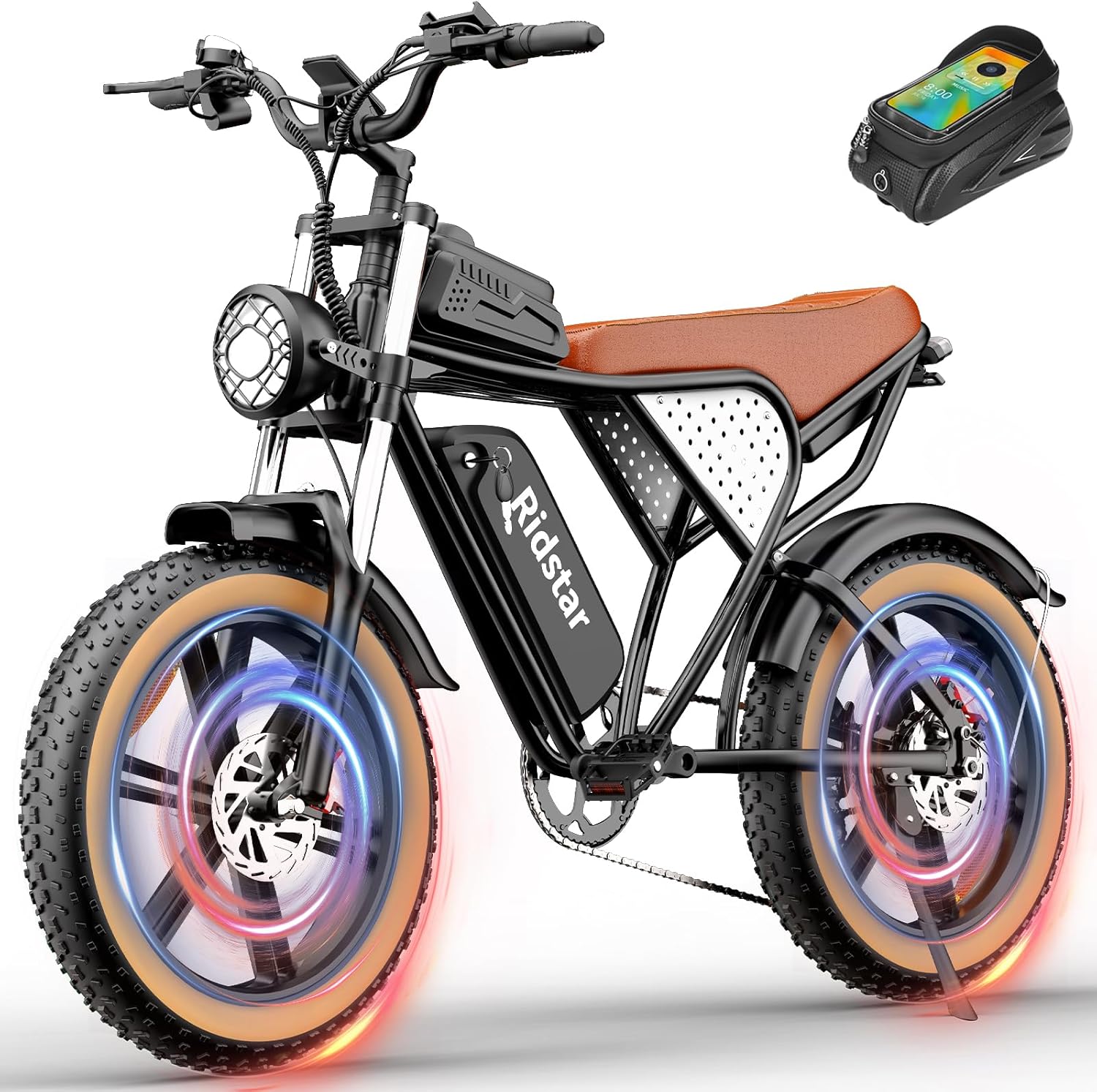 Electric Bike Q20, 2000W, 37Mph, 20′′ Fat Tires