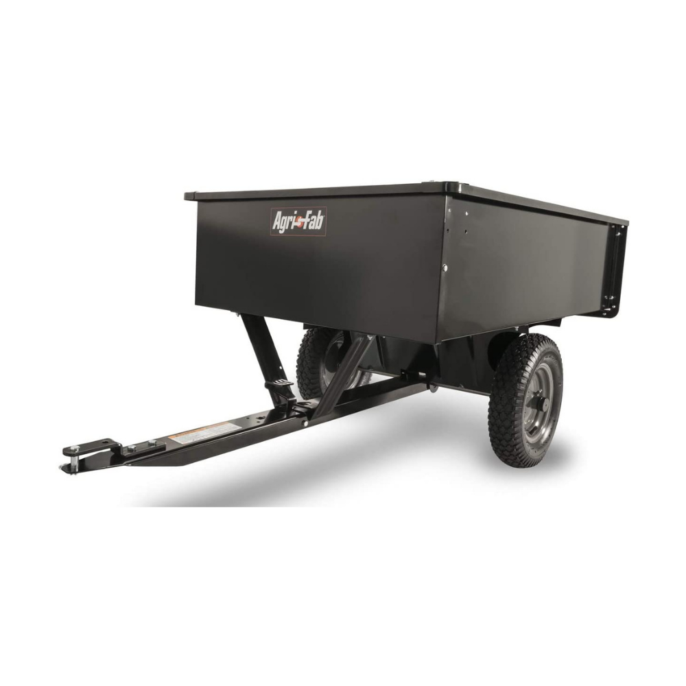 2026 Utility Tow Behind Steel Dump Cart, 750 Pound Capacity