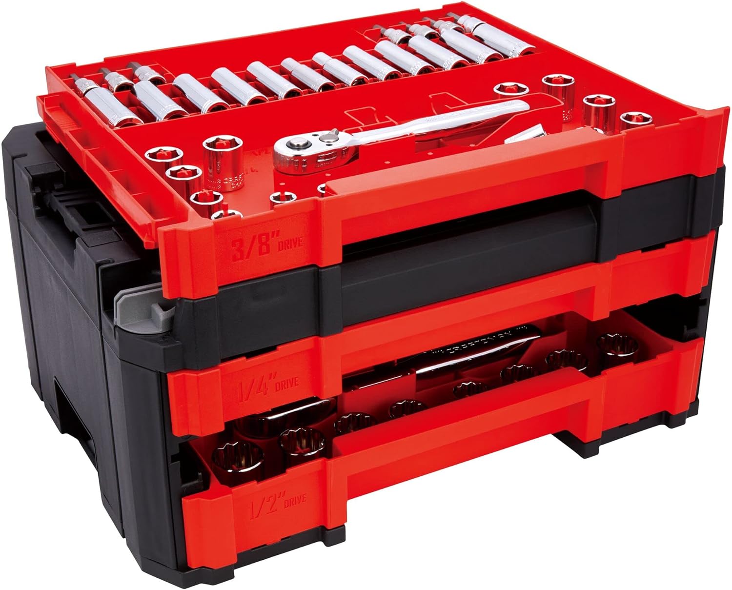 2026 Craftsman 262-Piece Mechanic Tool Set, Master Socket Set with 3-Drawer VERSASTACK Tool Box, SAE/Metric Set (CMMT45309)