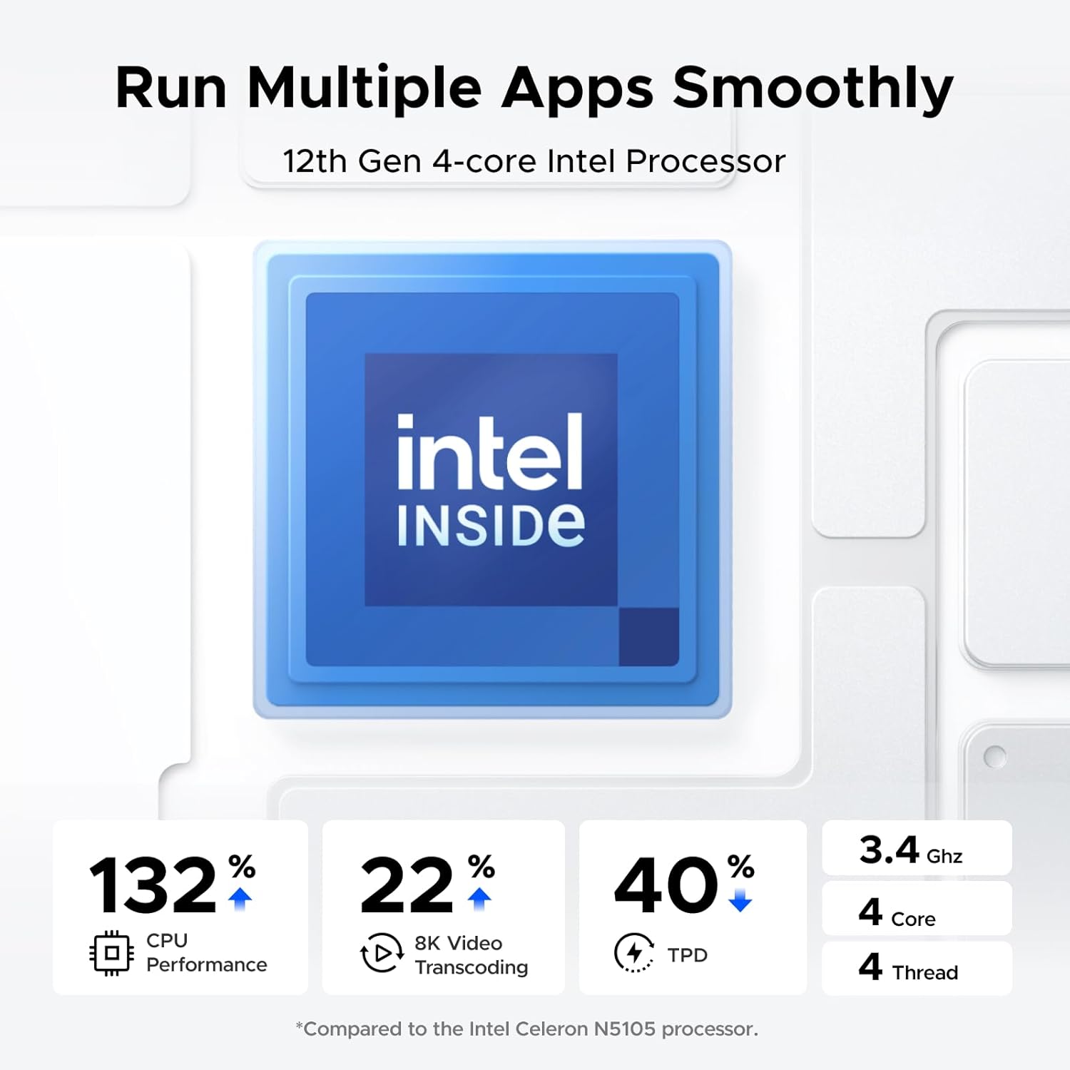 Nasync DXP2800 2-Bay NAS with Intel N100 CPU