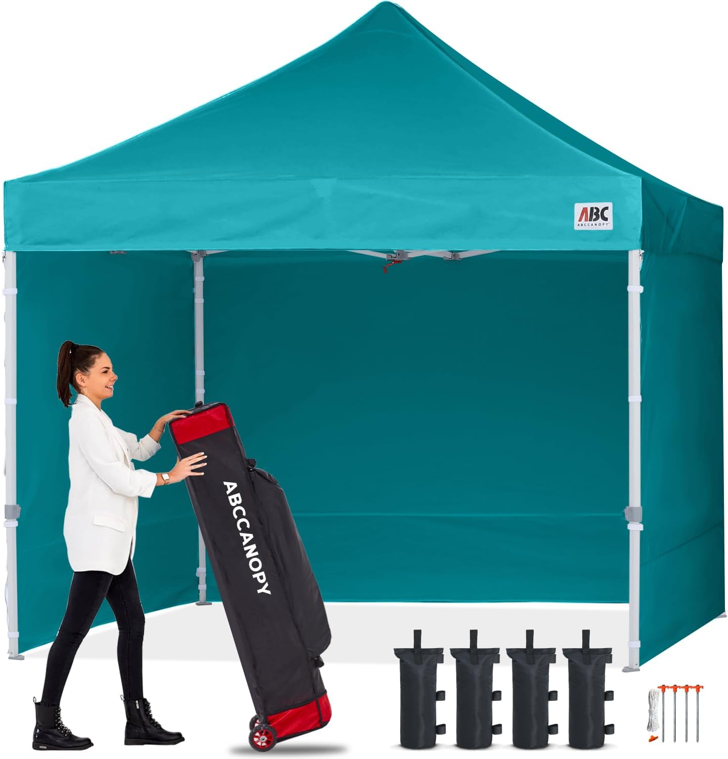 Easy Pop Up Canopy Tent 10×10 with Sidewalls