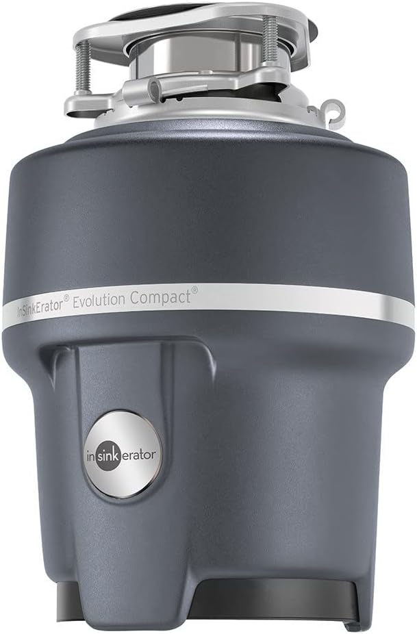 EVOLUTION 0.75HP 3/4 HP, Advanced Series EZ Connect Continuous Feed Food Waste Garbage Disposal, Gray – Advanced Series with EZ Connect
