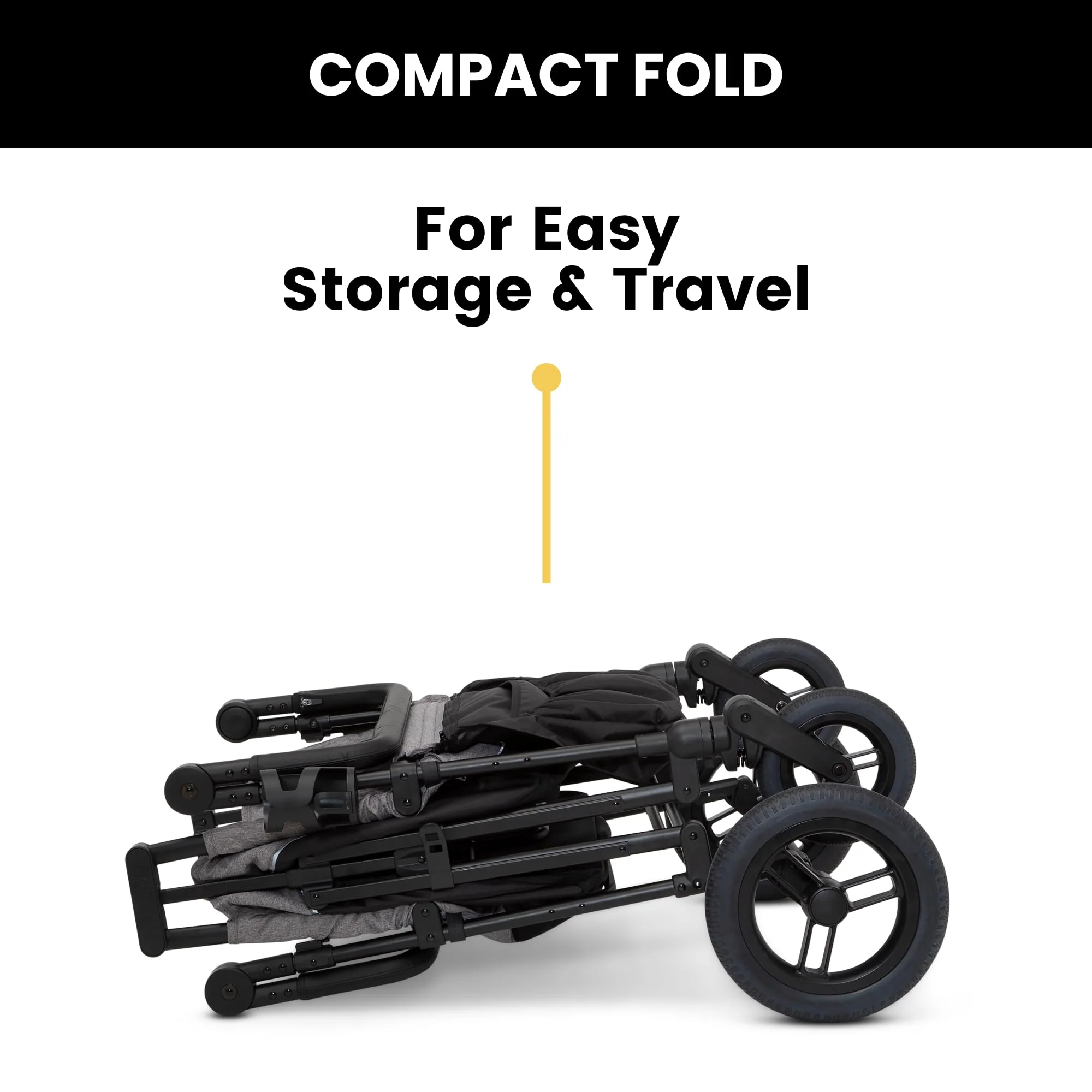 2025 Jeep Wrangler Deluxe 4 Seater Stroller Wagon by Delta Children